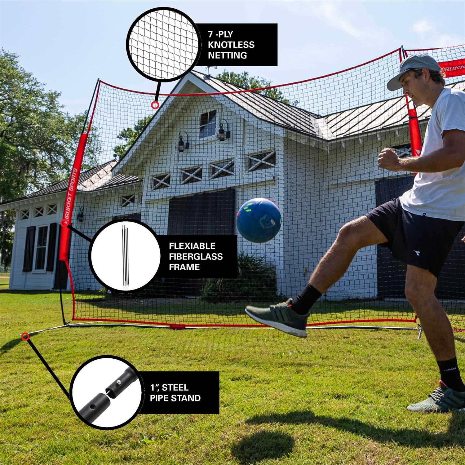 Rukket Sports Barricade Portable Barrier Net - Image 4