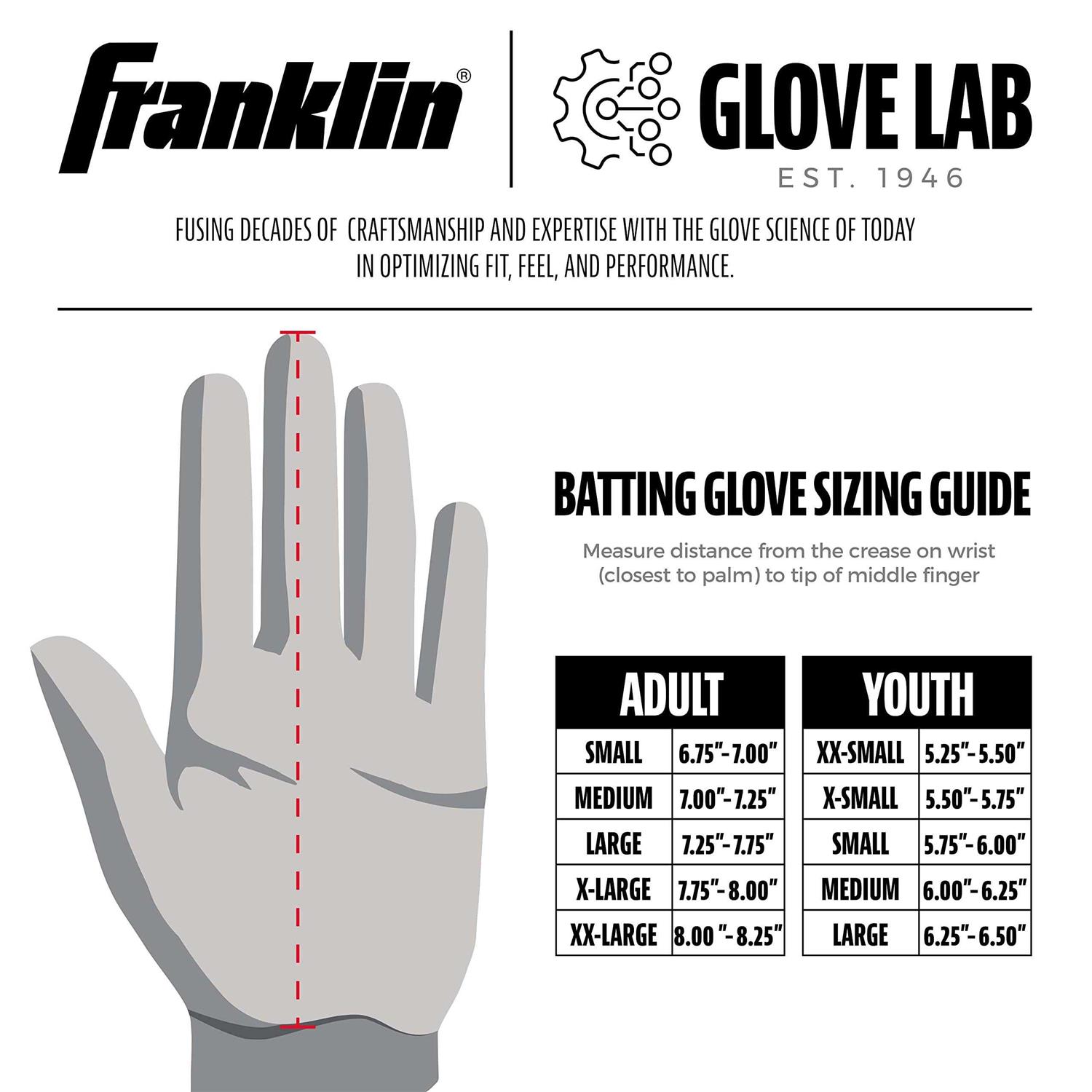 Franklin Shok Sorb X Batting Gloves - Image 4