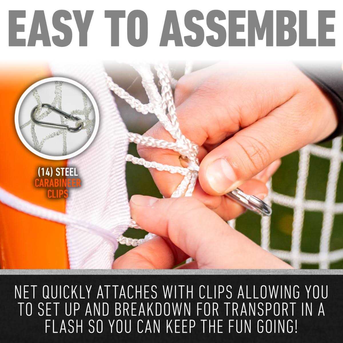 Franklin Sports Lacrosse Goal Backstop - Image 5