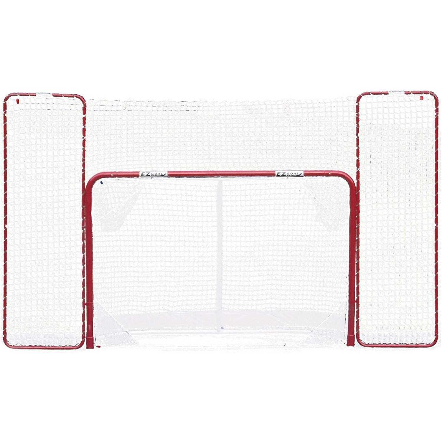 EZGoal Hockey Folding Pro Goal with Backstop and Targets - Image 3