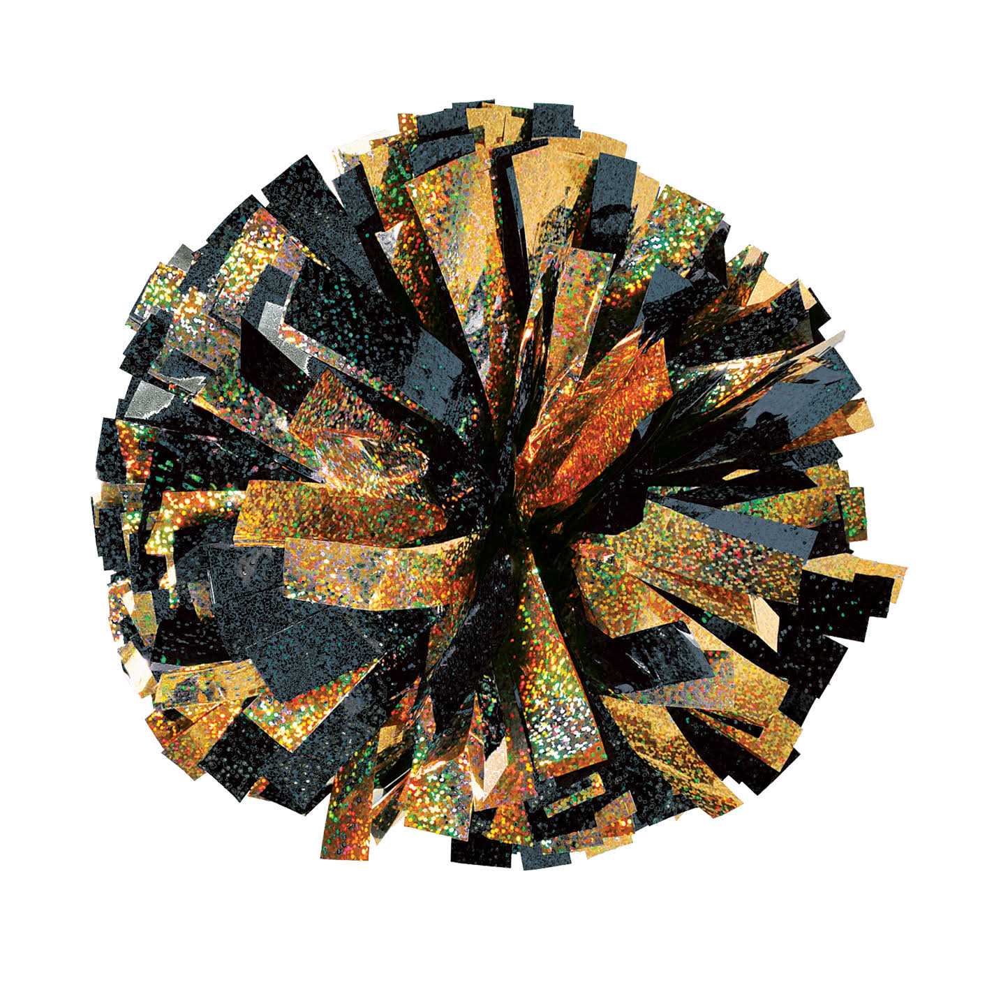 Chasse 2 Color Holographic Mix Cheer Pom Poms - Image 3