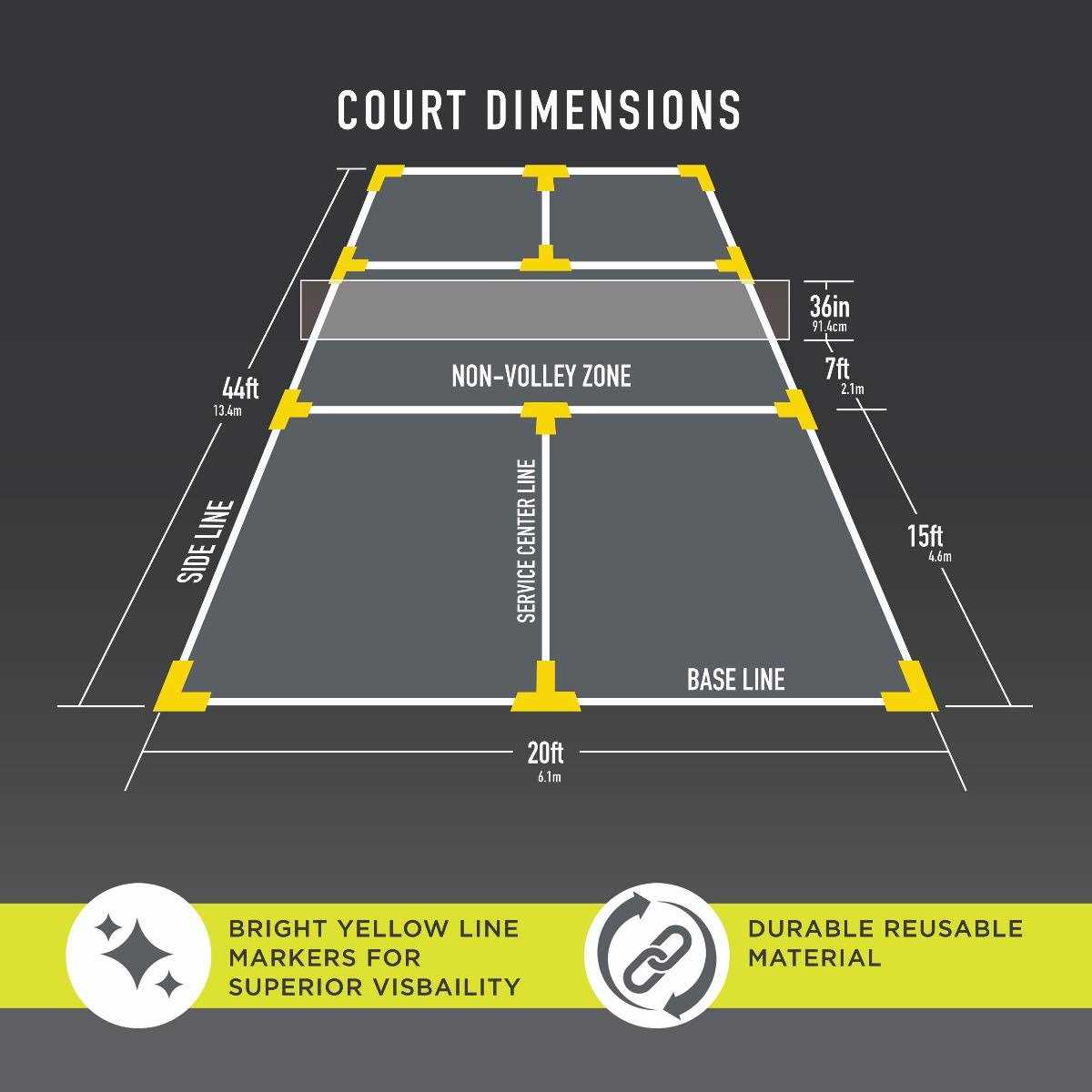 Franklin Court Marker Kit Pickleball - Image 5