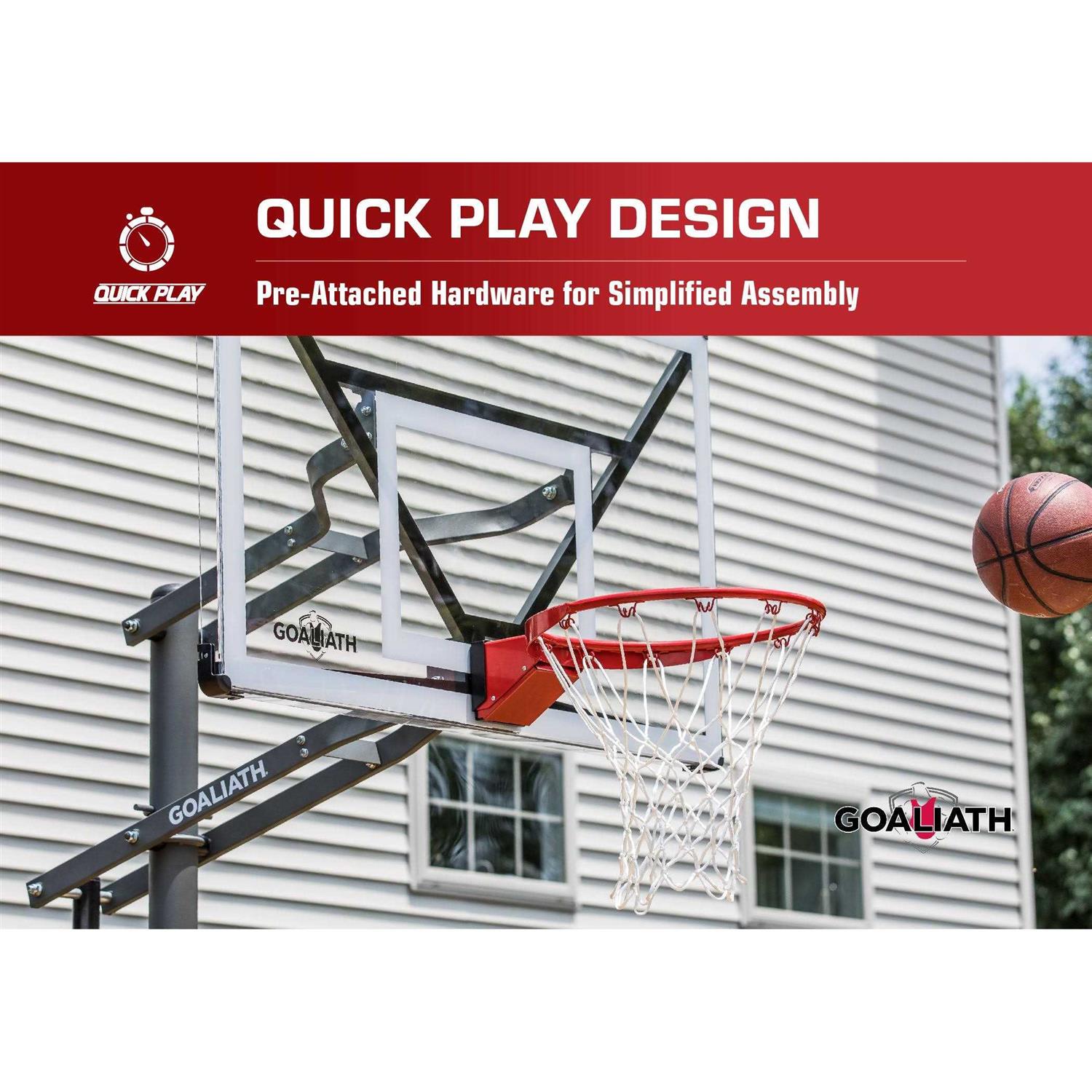 Goaliath GoTek 54 In-Ground Basketball Hoop - Image 3
