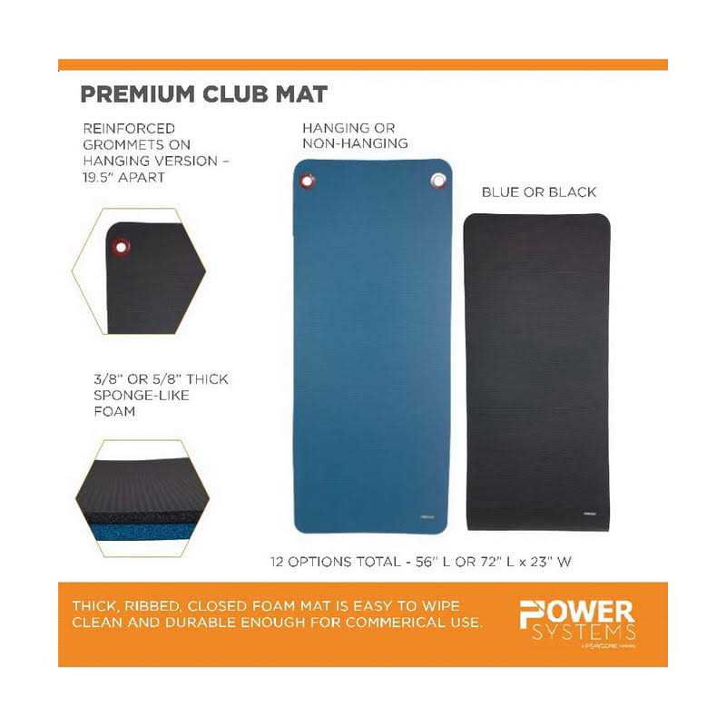 Power Systems Single Premium Hanging Club Mat - Image 3