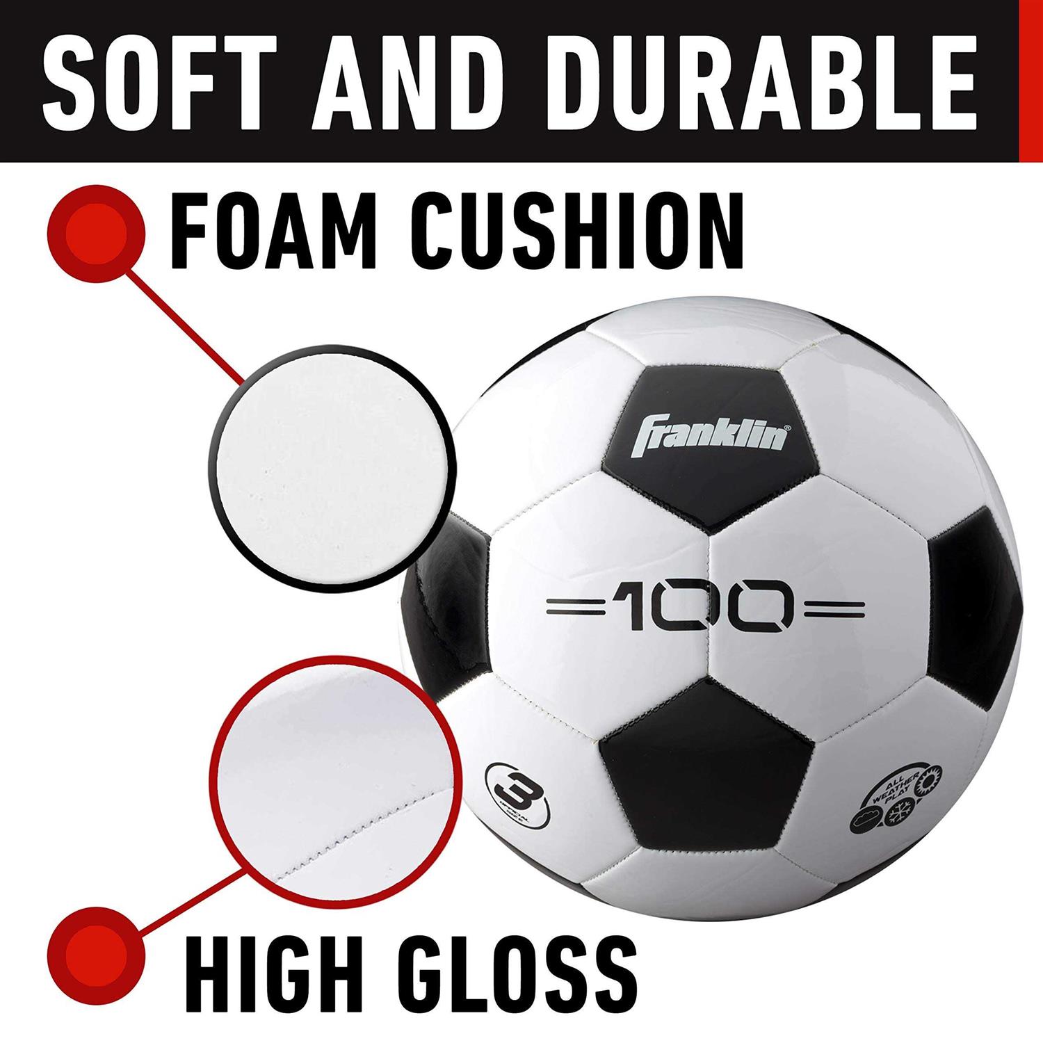 Franklin Sports Competition 100 Soccer Ball - Image 2