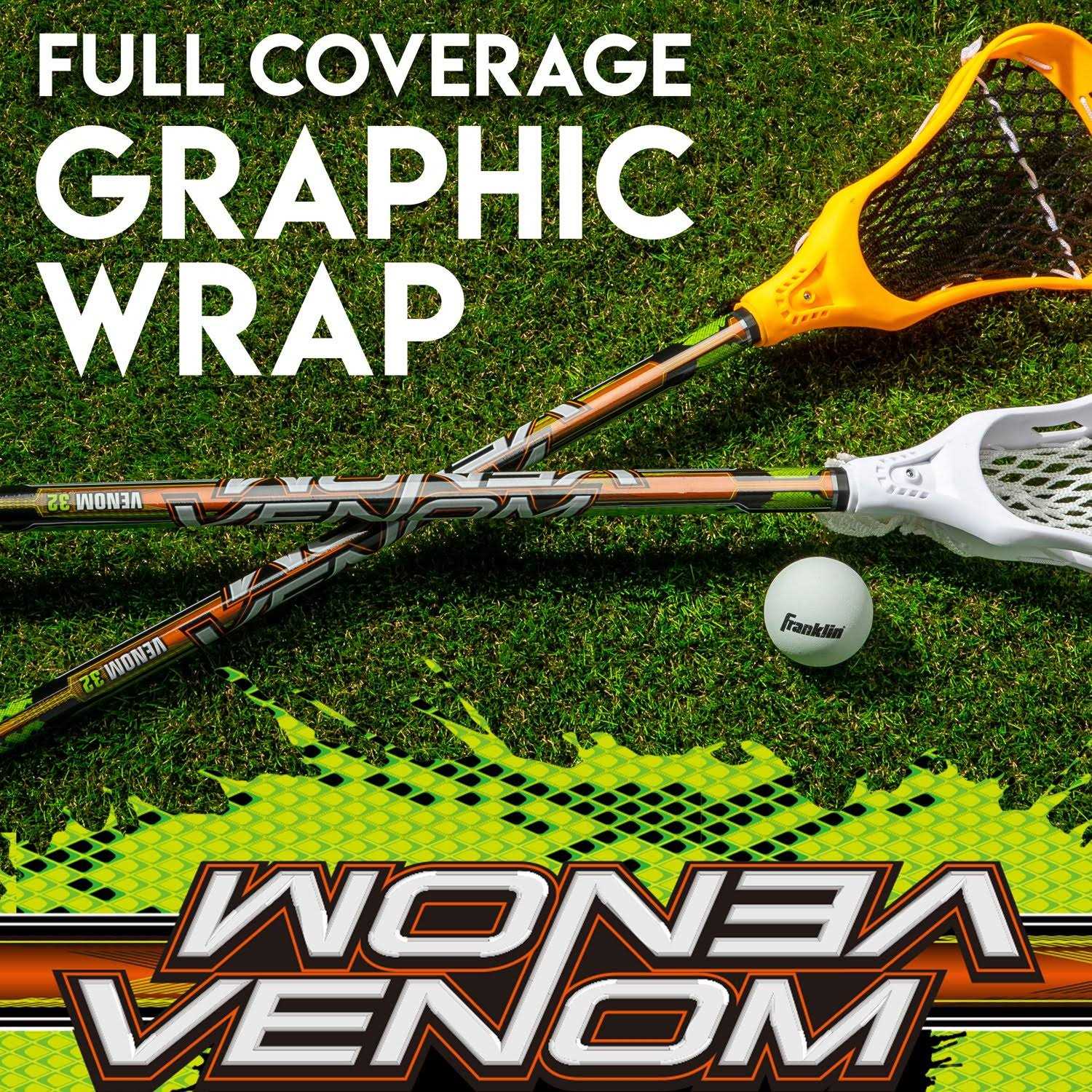 Franklin Sports Youth Lacrosse 2 Stick & Ball Set - Image 4