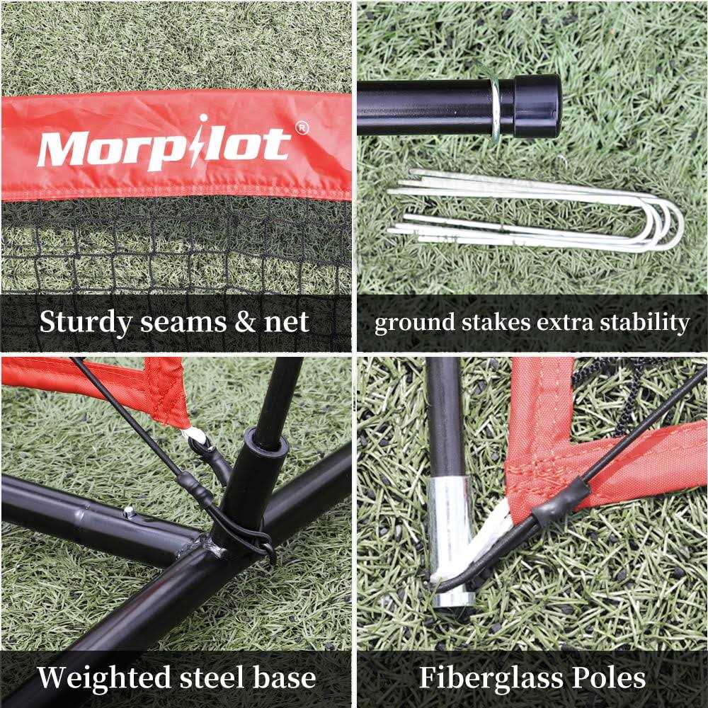 Morpilot Baseball and Softball Bundle 7 x 7 Hitting Net Sturdy Club Set - Image 3