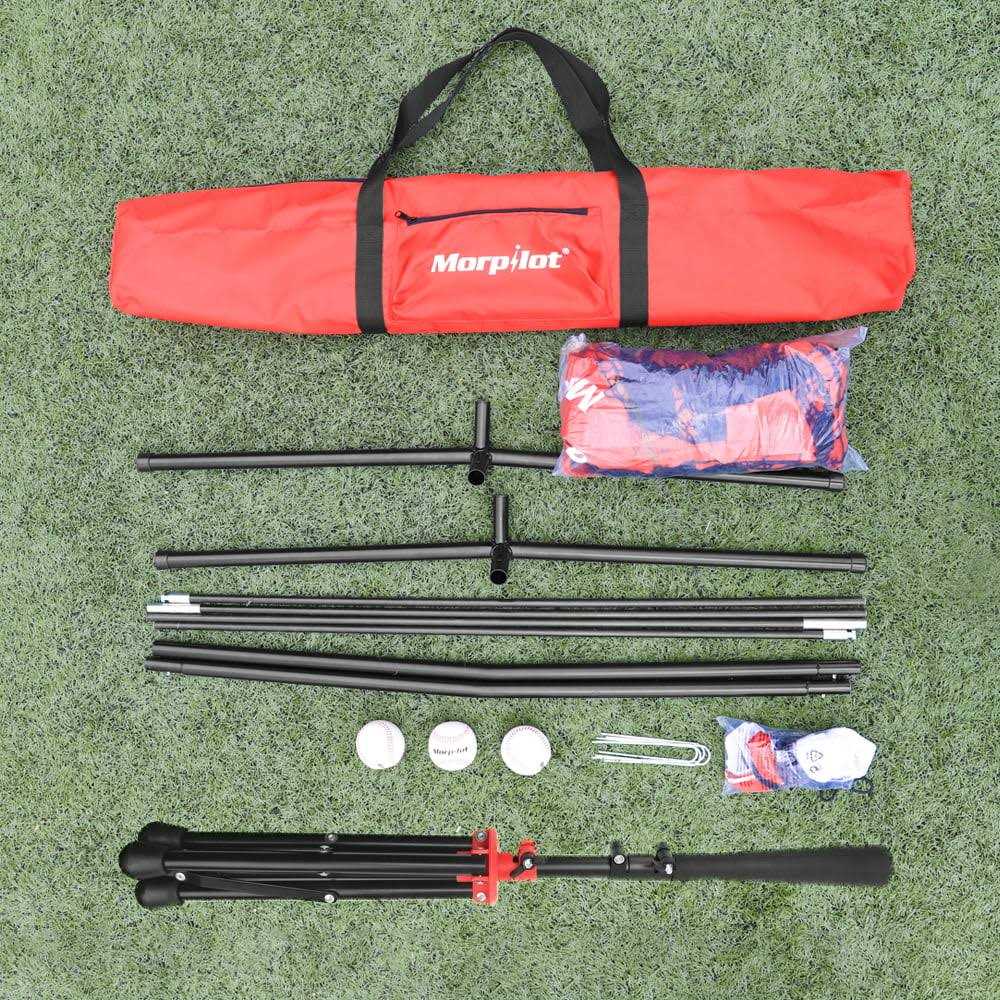 Morpilot Baseball and Softball Bundle 7 x 7 Hitting Net Sturdy Club Set - Image 4