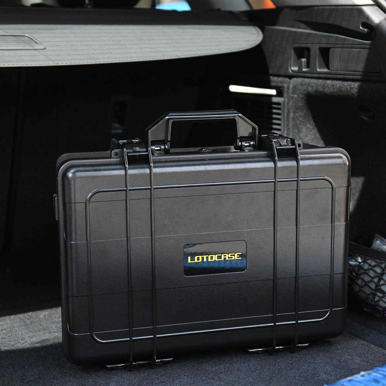 LOTOCASE Air Compressor Hard Case Compatible with DEWALT 20V MAX Tire Inflator DCC020IB - Image 4