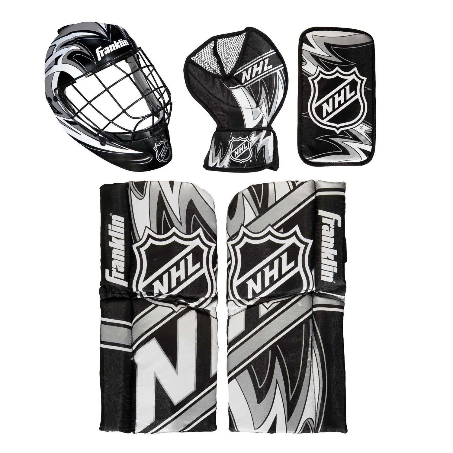Franklin NHL Mini Hockey Goalie Equipment & Mask Set