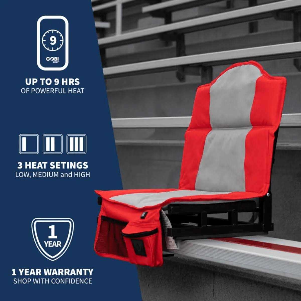 Gobi Heat Vantage Heated Stadium Seat - Image 5