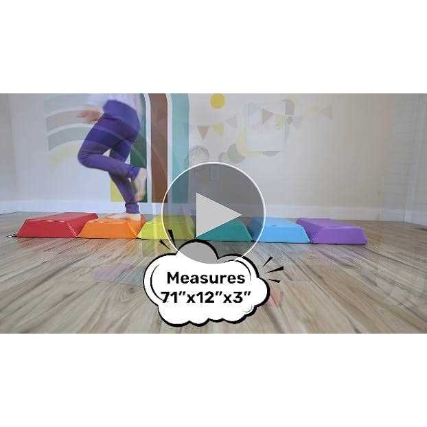 New-Bounce Hexagon Gymnastics Mat Gym Equipment Mats for Kids - Image 5