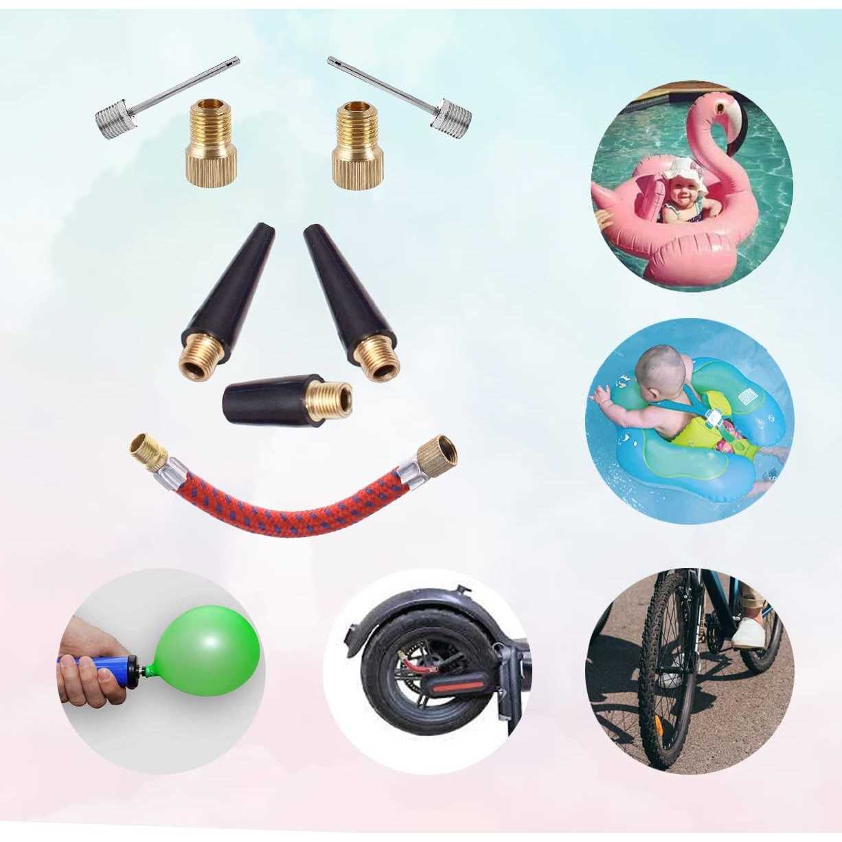 Presta Valve Adapter Air Compressor Presta to Schrader Valve Pump Adapter - Image 5