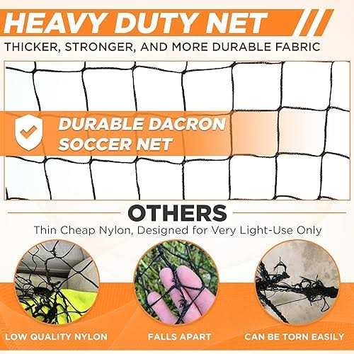 EliteGo Soccer Goals Kids Soccer Net for Backyard 4' x 3 - Image 5