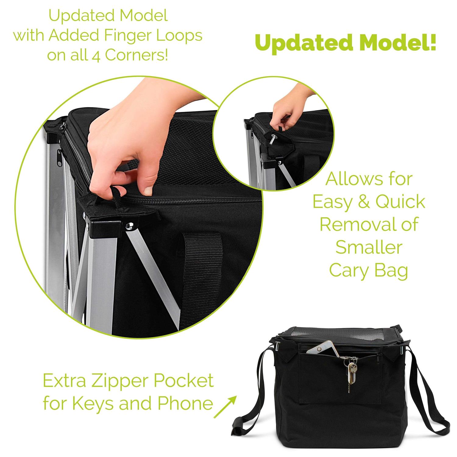 Morvat Heavy-Duty 165 Tennis Ball Cart with Bag - Image 5