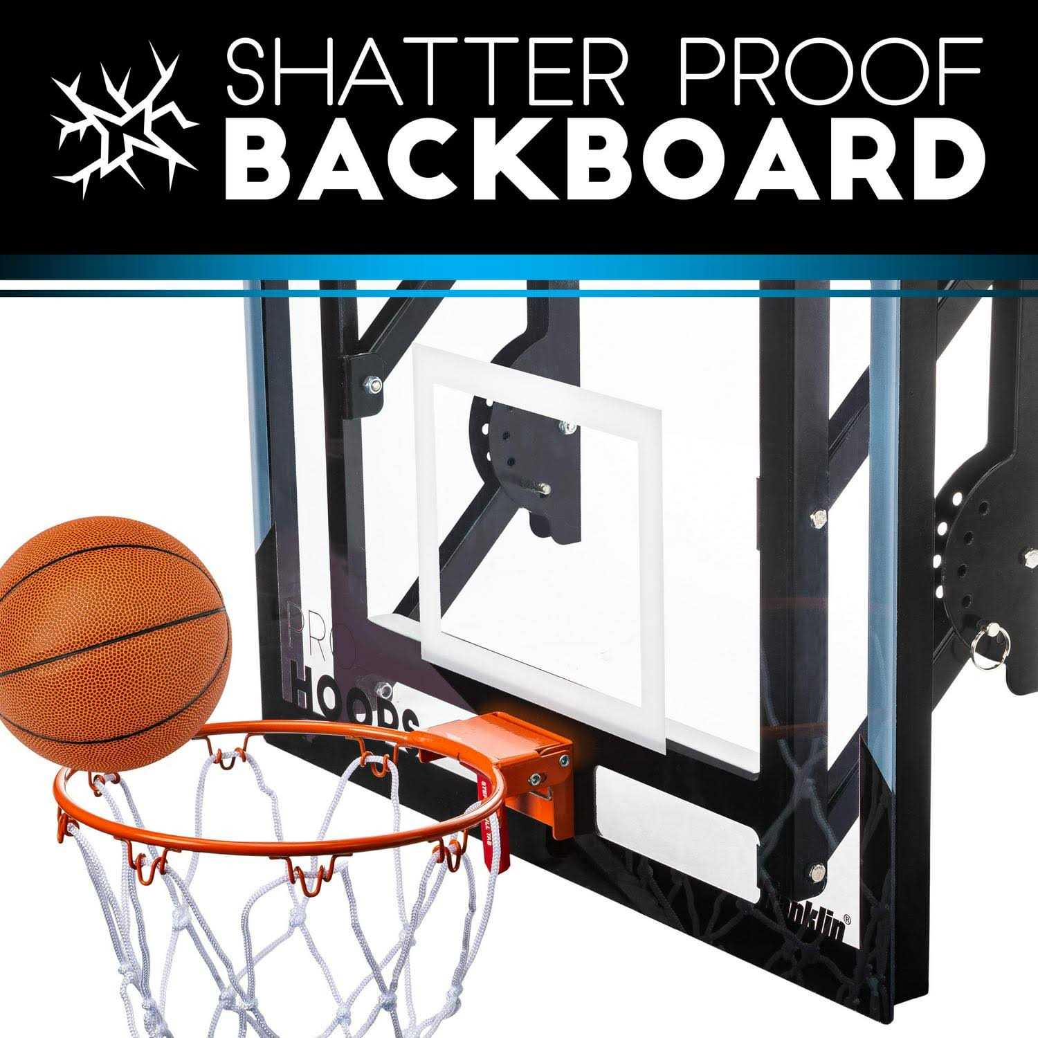 Franklin Wall-Mounted Pro Hoop XL Basketball Set - Image 4