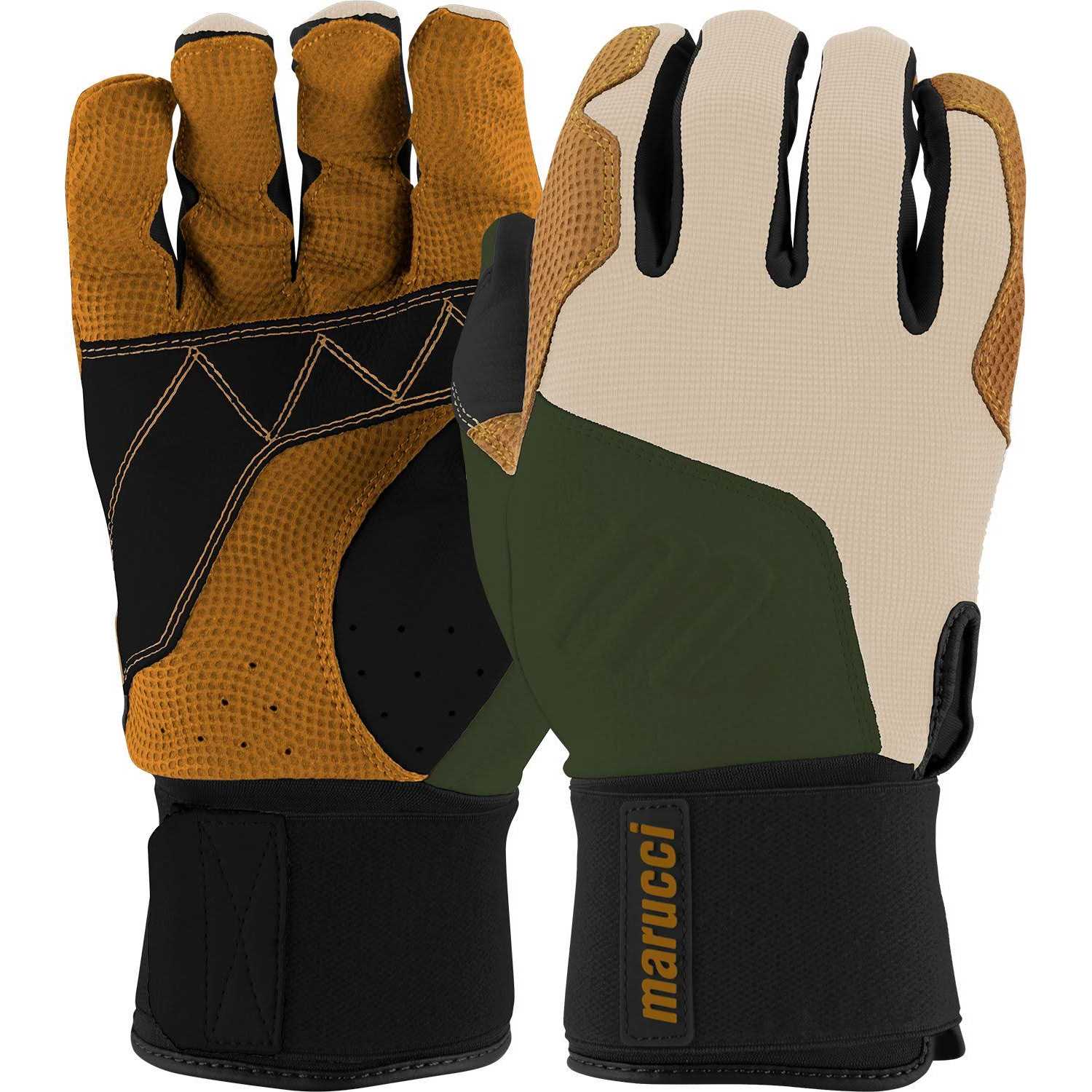 Marucci Adult Blacksmith Full Wrap Batting Gloves - Image 5