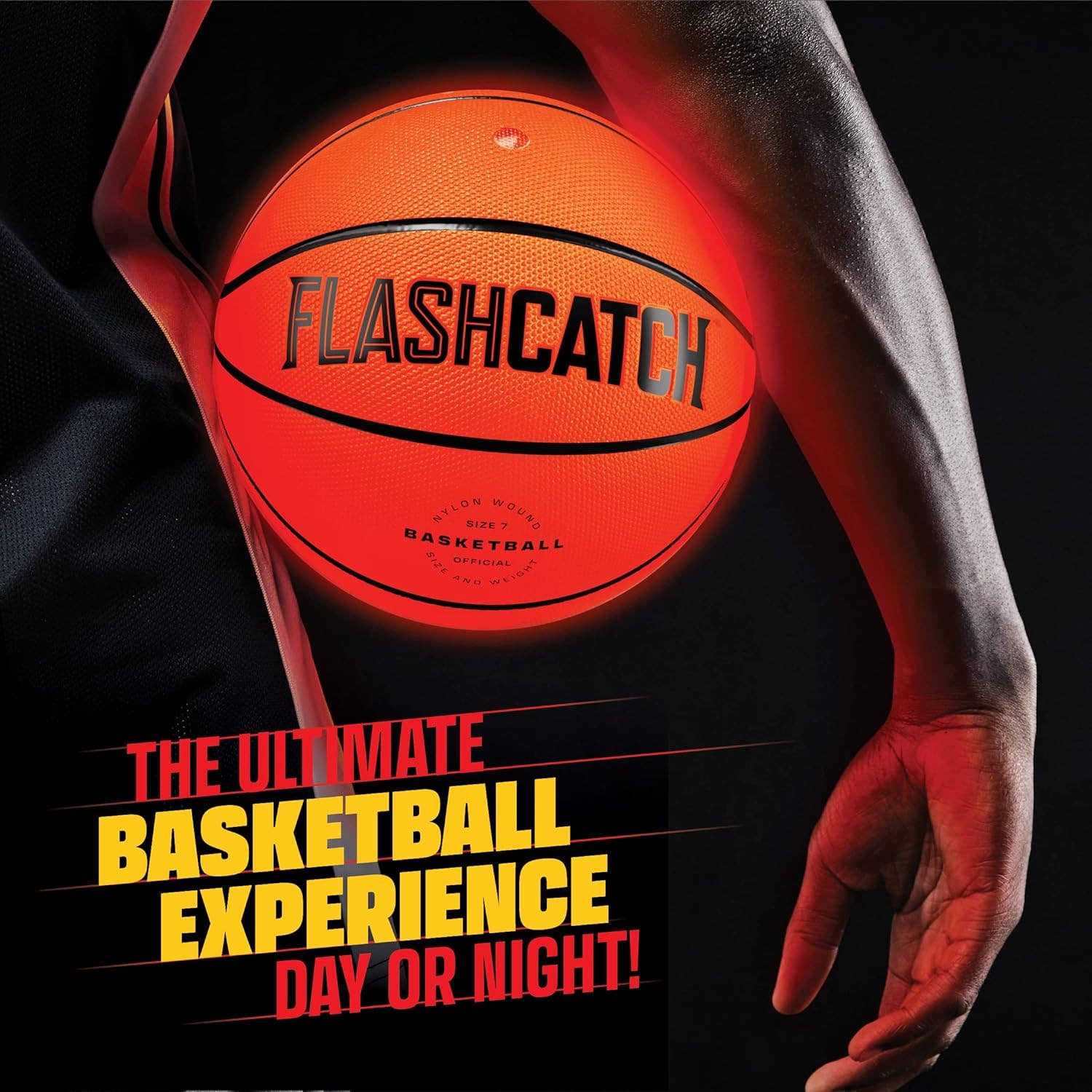 Flashcatch Light Up Basketball Glow in The Dark Ball Sports Gear Accessories Gifts for Boys 8-15+ Year Old - Image 4