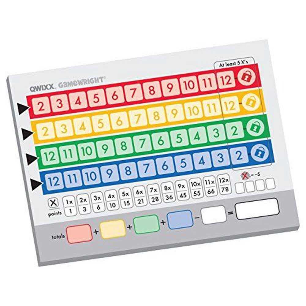 Qwixx Replacement Score Pads - Image 4