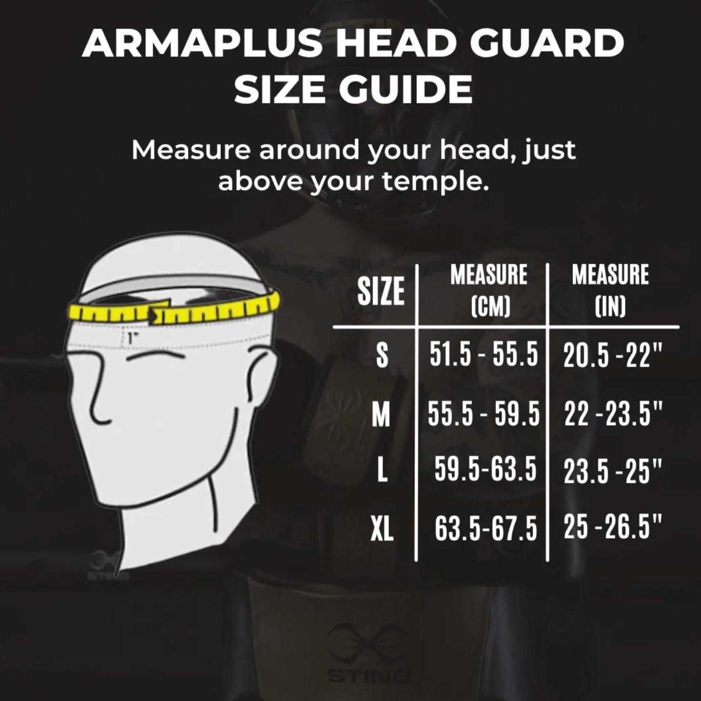 Sting USA Boxing Masters Approved Armaplus Full Face Head Guard - Image 3