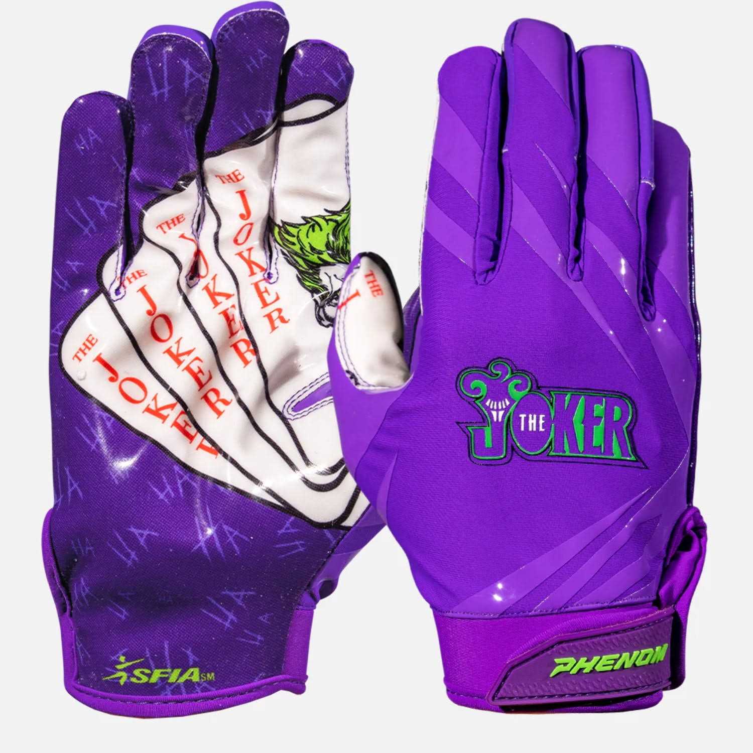 Phenom Elite Classic 'The Joker' Football Gloves - Image 5