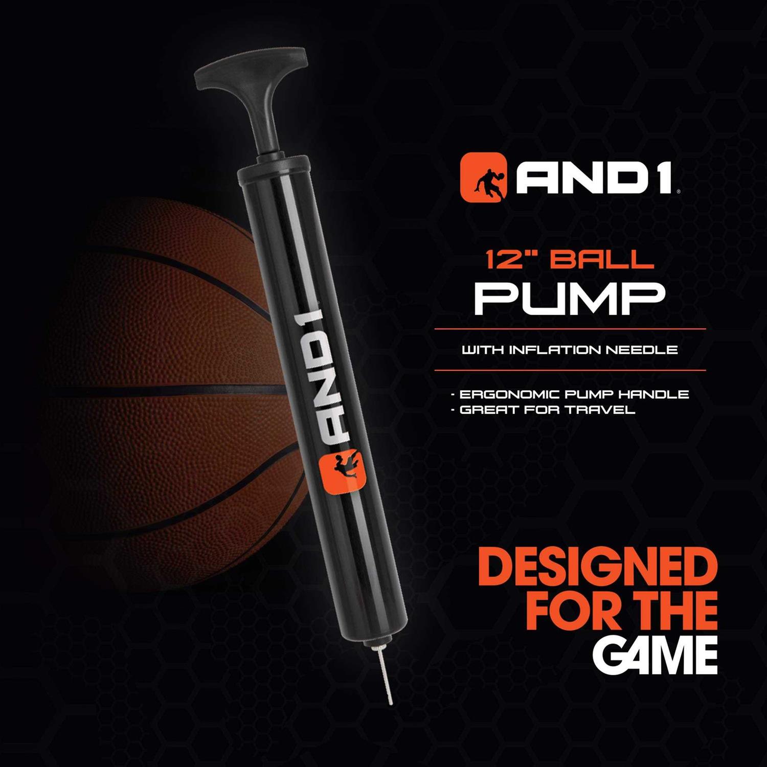 And1 Graffiti Fantom Rubber Basketball & Pump - Image 5