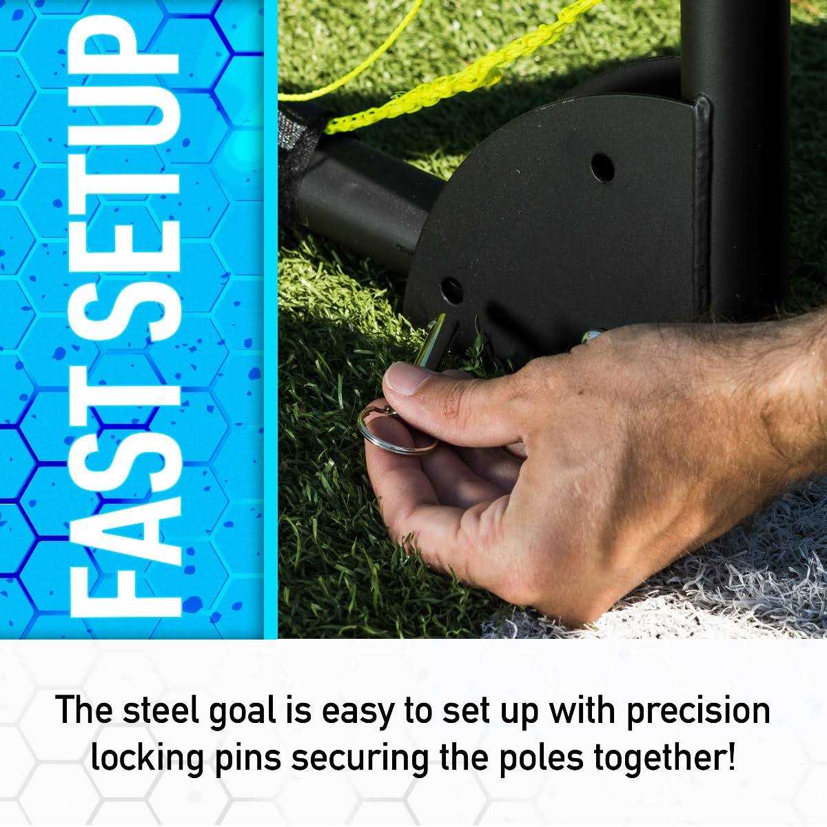 Franklin Sports Steel Folding Soccer Goal - Image 5