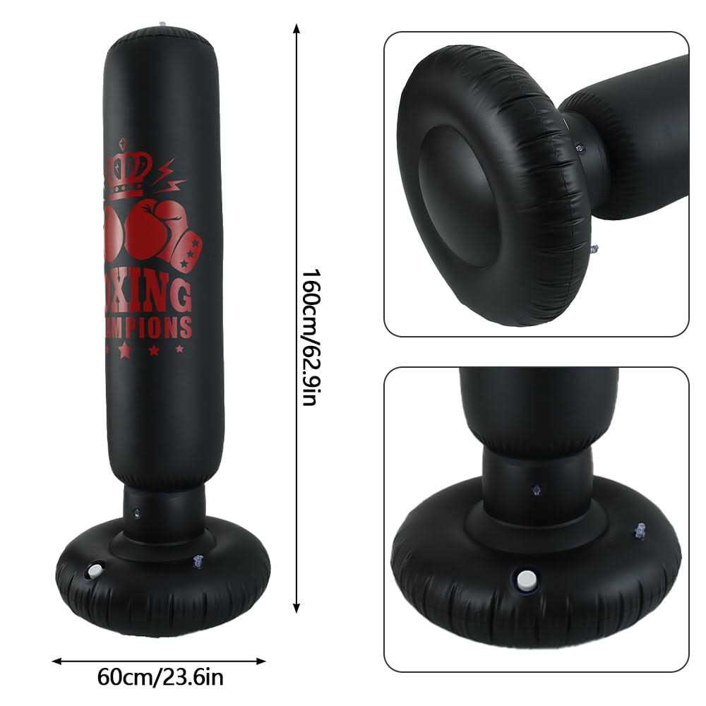 Jetcloudlive Boxing Punch Bag Punching Bag with Stand for Kids Freestanding Boxing Speed Bag for Practicing Karate - Image 3
