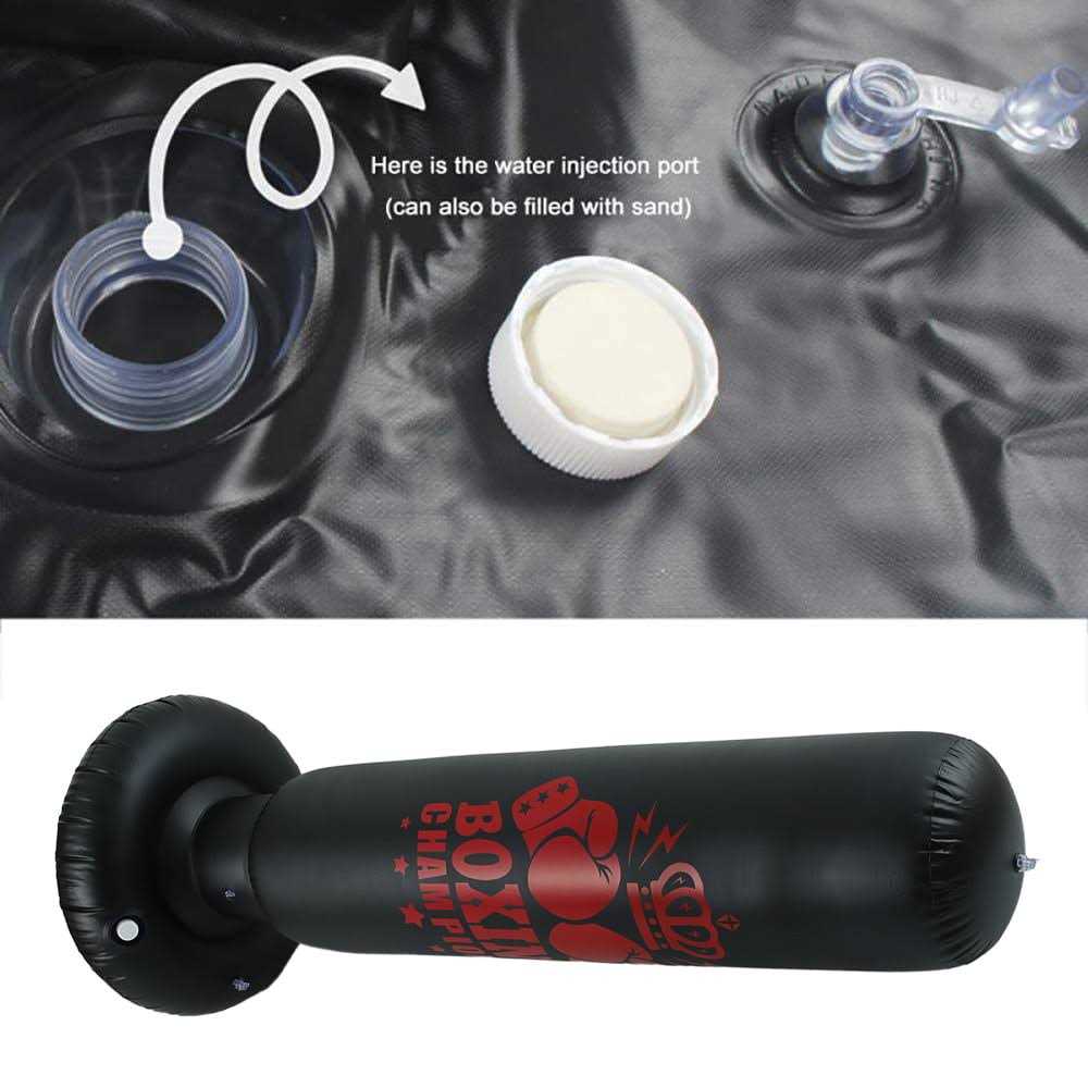 Jetcloudlive Boxing Punch Bag Punching Bag with Stand for Kids Freestanding Boxing Speed Bag for Practicing Karate - Image 4