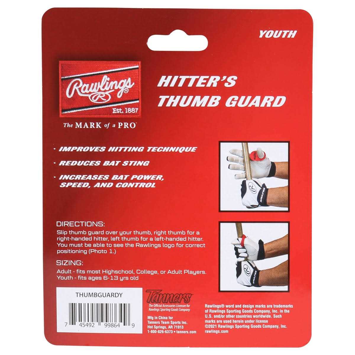 Rawlings Hitter's Thumb Guard - Image 4