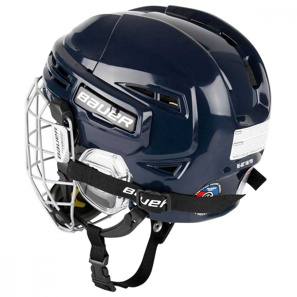 Bauer Re-Akt 100 Hockey Helmet Combo - Image 4