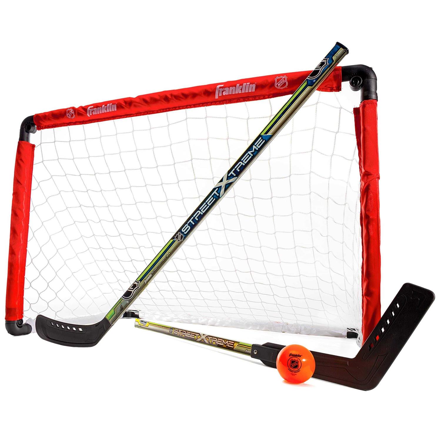 Franklin NHL Street Hockey Goal and Sticks Set