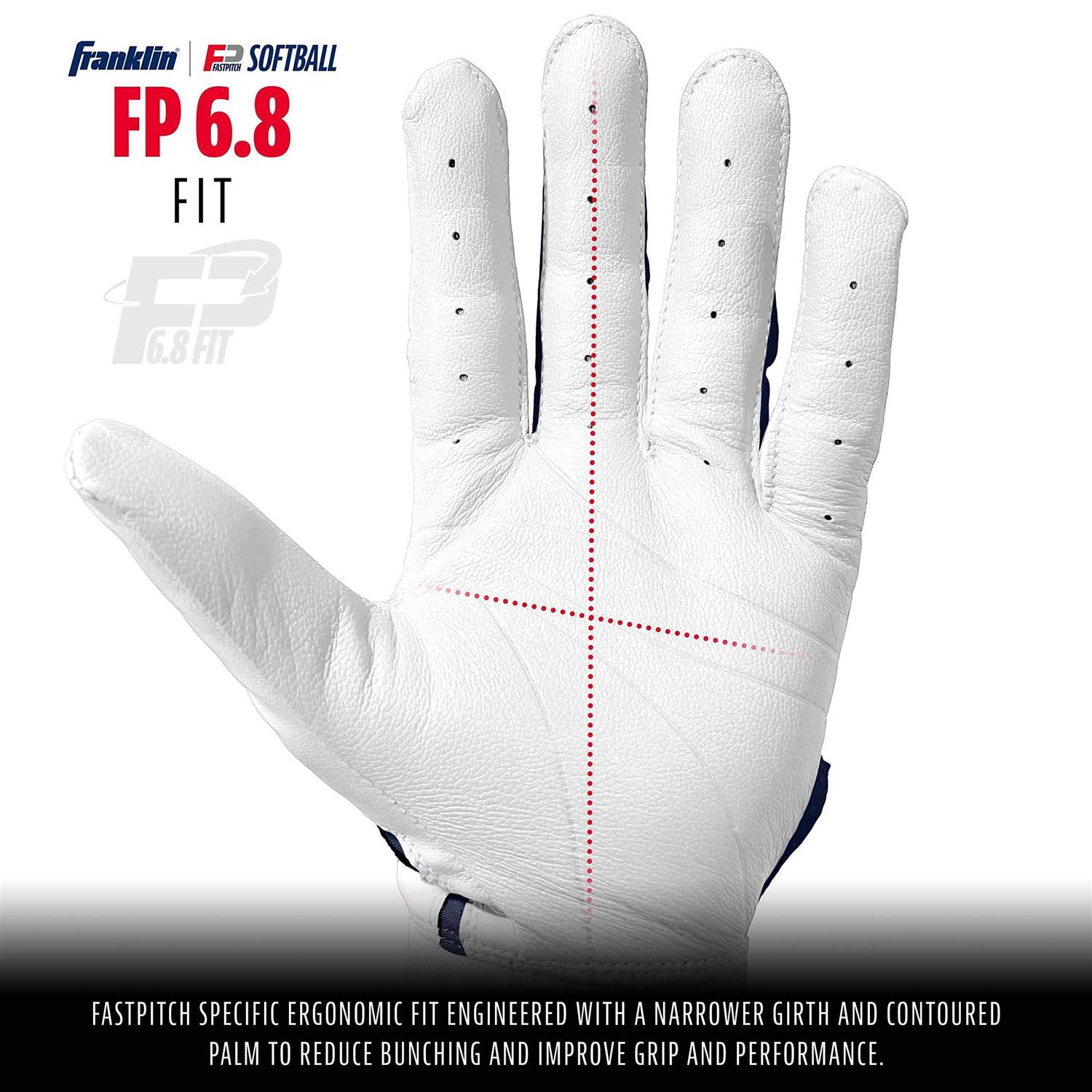 Franklin CFX Pro Softball Fastpitch Women's Batting Gloves - Image 5