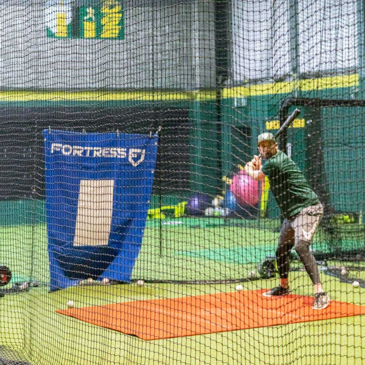 Fortress Baseball Batting Cage Nets Heavy-Duty HDPP Fully Enclosed Baseball & Softball Cage Netting – NET ONLY - Image 3