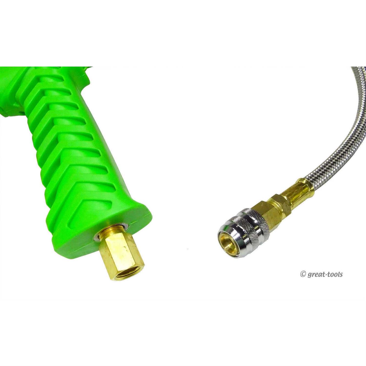Astro Pneumatic 3018GR Digital Tire Inflator w/ Stainless Steel Hose & Push-Lock Coupler Chuck - Image 3