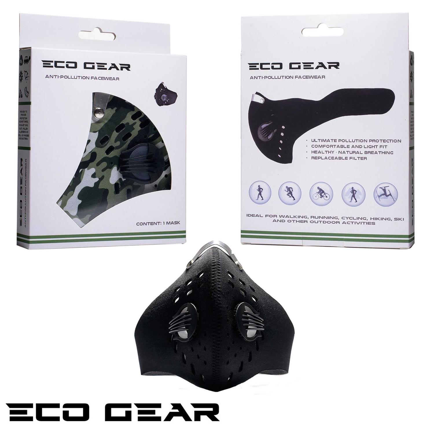 ECO-GEAR Anti Pollution Face Mask with Military Grade Protection - Image 4