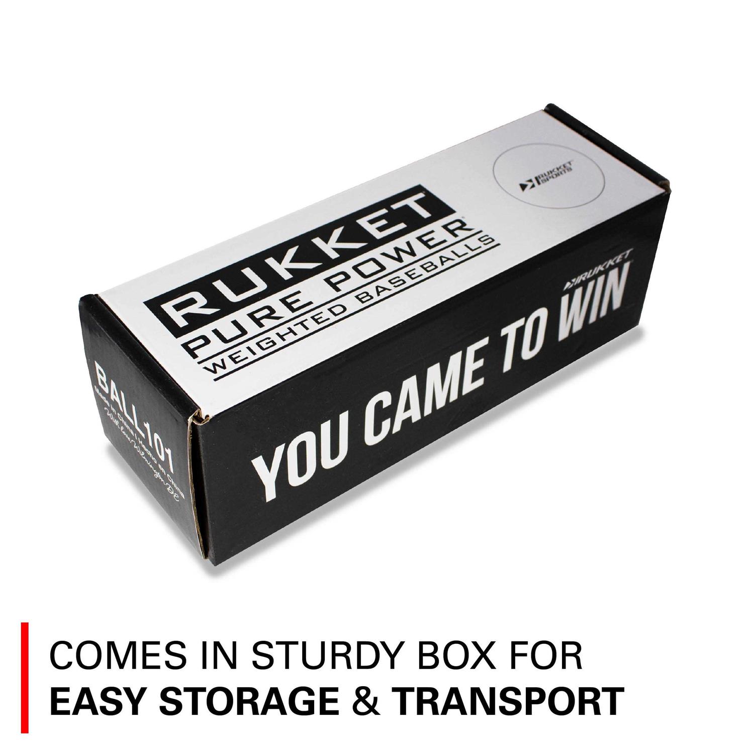 Rukket Sports PUREPOWER Baseball / Softball Weighted Hitting & Pitching Training Balls Pack - Image 5