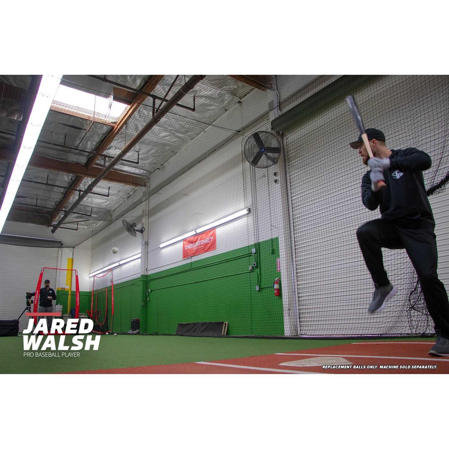 Powernet Launch F-lite Ultra Light Dimpled Practice Balls Coaching Bucket Bundle for Pitching Machine - Image 5