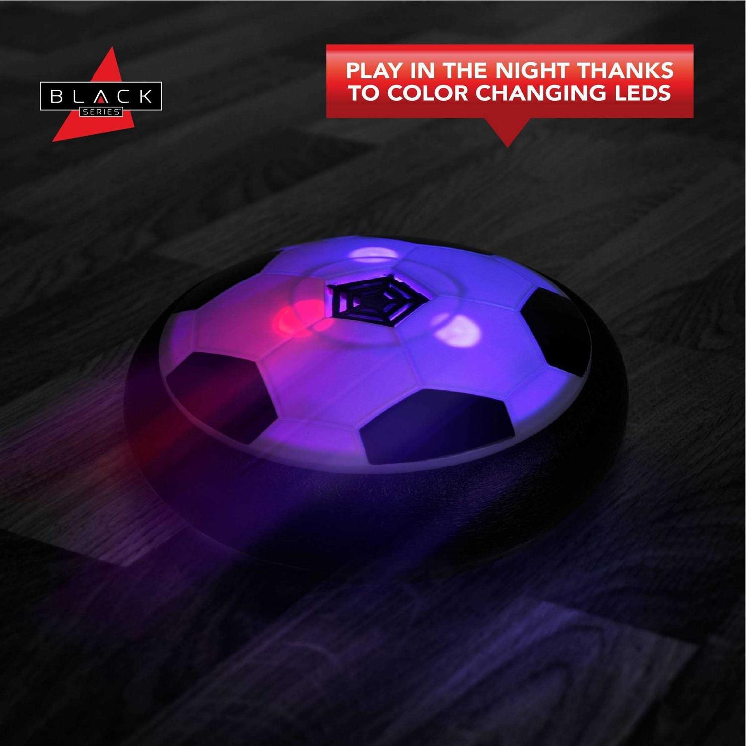 The Black Series Hover Air LED Soccer Game Set with 2 Goals Kids Fun Sports Gaming Set - Image 4