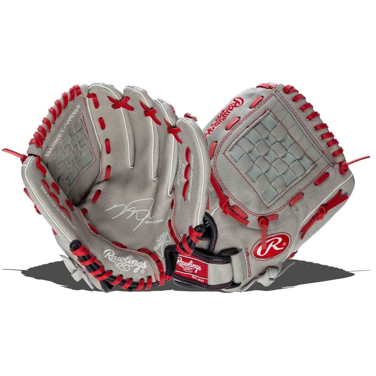 Rawlings 11 Sure Catch Mike Trout Youth Baseball Glove - Image 5