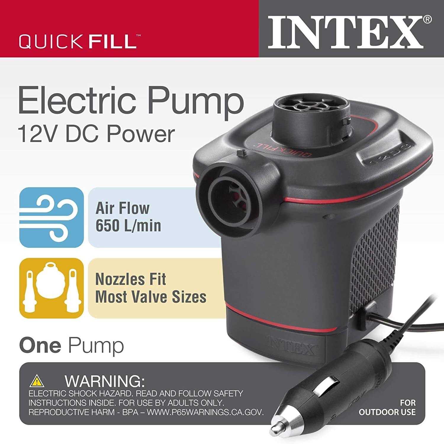 Intex Quick-Fill DC Electric Air Pump - Image 5