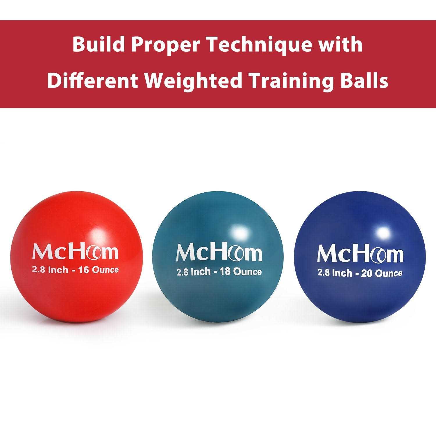 McHom Weighted Baseball/Softball for Batting Hitting Pitching Training - Image 5