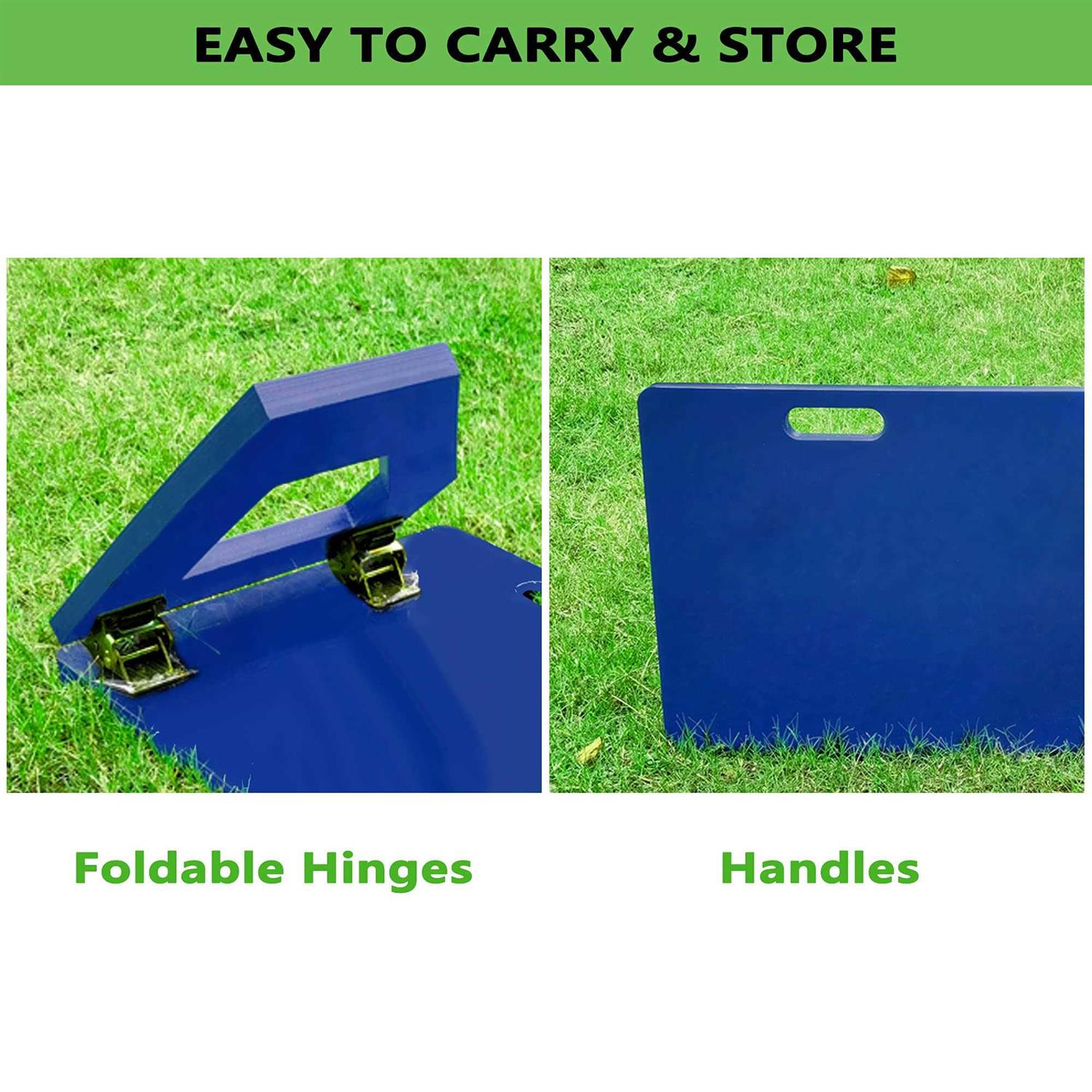 Prolee Soccer Rebounder Board 40X16 Foldable Soccer Wall with 2 Angles Rebound Board for Passing & Shooting Practice - Image 5