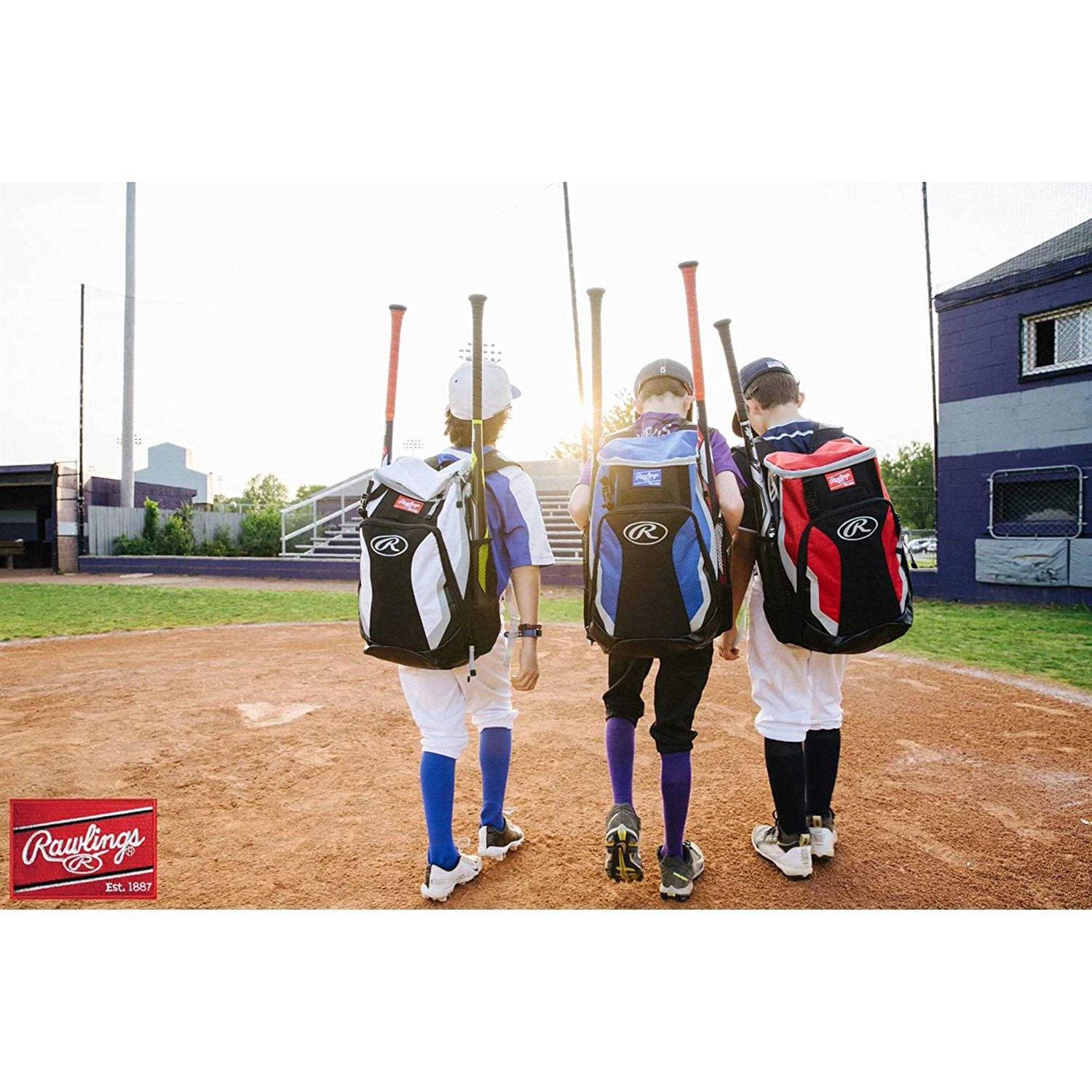 Rawlings R500 Baseball Backpack - Image 4