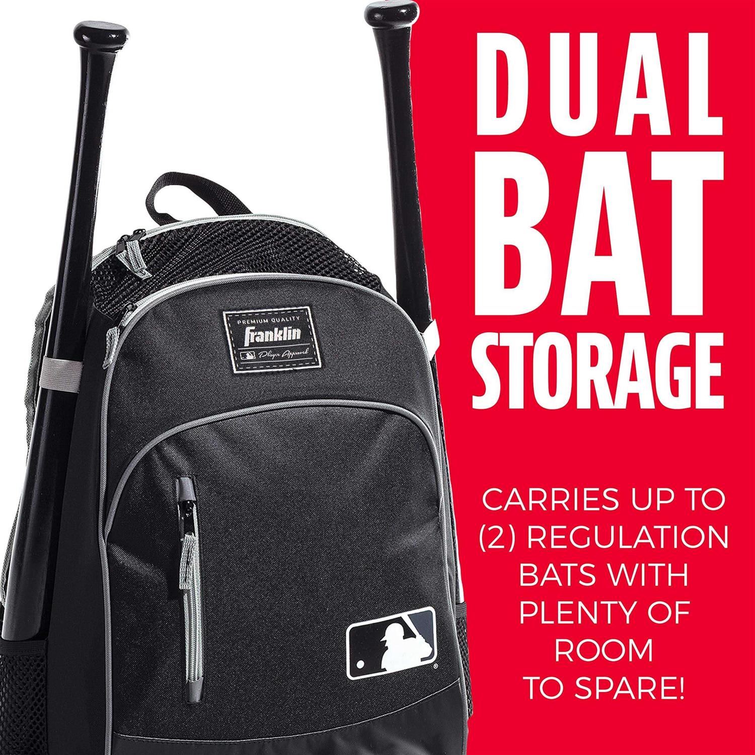 Franklin Sports MLB Baseball Batpack - Image 4