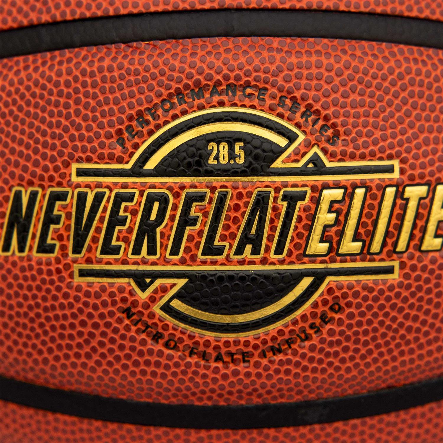 Spalding NeverFlat Elite Indoor-Outdoor Basketball - Image 5