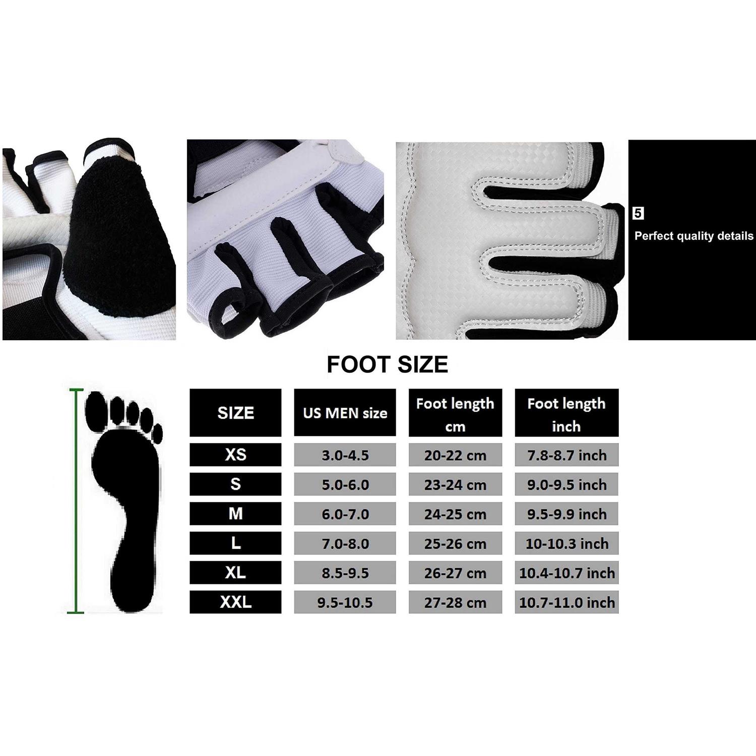 F.a.l. product Sparring Set MMA Gloves Hand Foot Protector Taekwondo Sparring Gear for Martial Arts Punch Bag Kickboxing Foot Guards Karate Training - Image 3