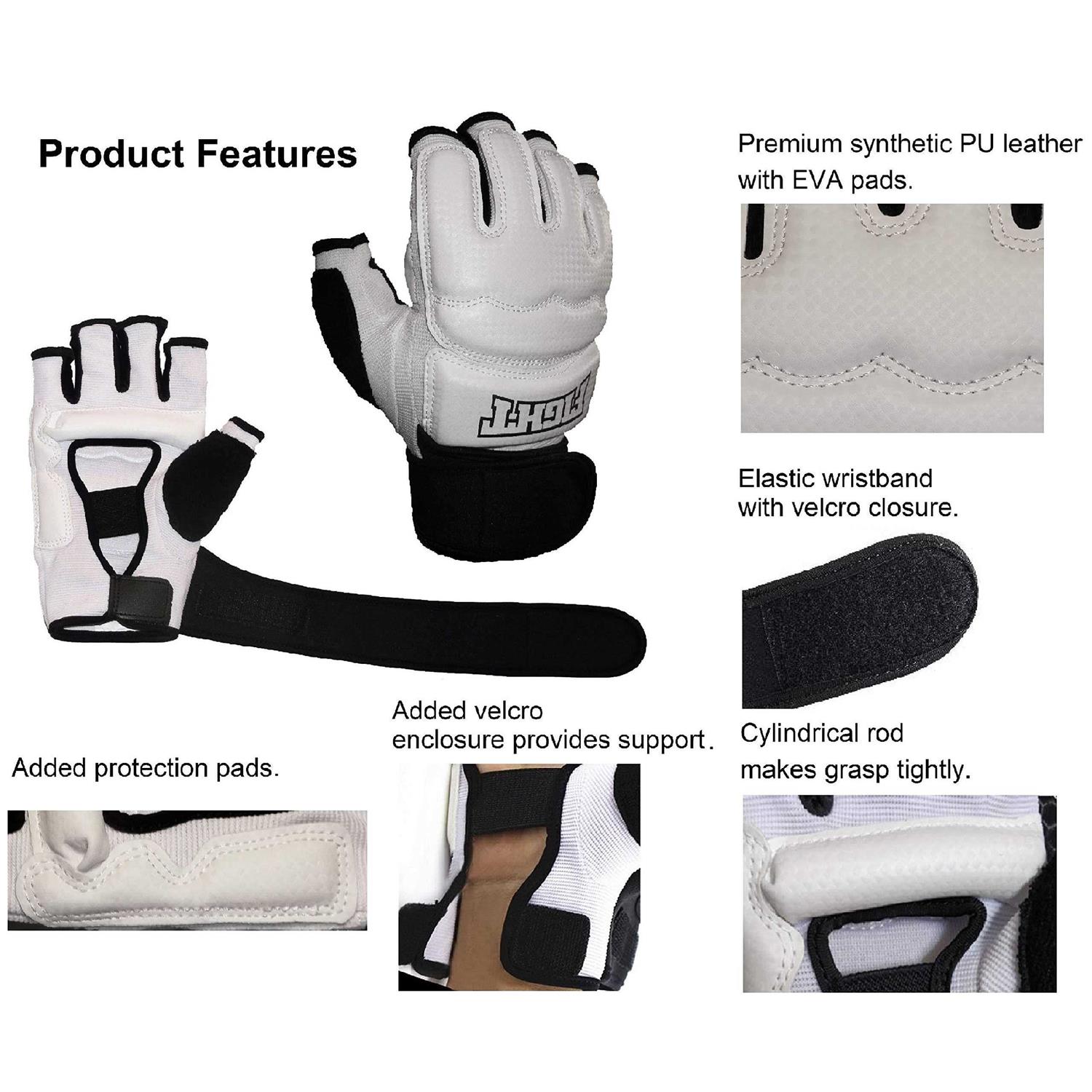 F.a.l. product Sparring Set MMA Gloves Hand Foot Protector Taekwondo Sparring Gear for Martial Arts Punch Bag Kickboxing Foot Guards Karate Training - Image 4