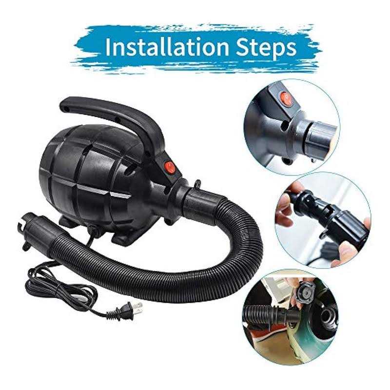 HEETHYCOOL Electric Air Pump for Inflatables Air Mattress Pump for Swi - Image 5