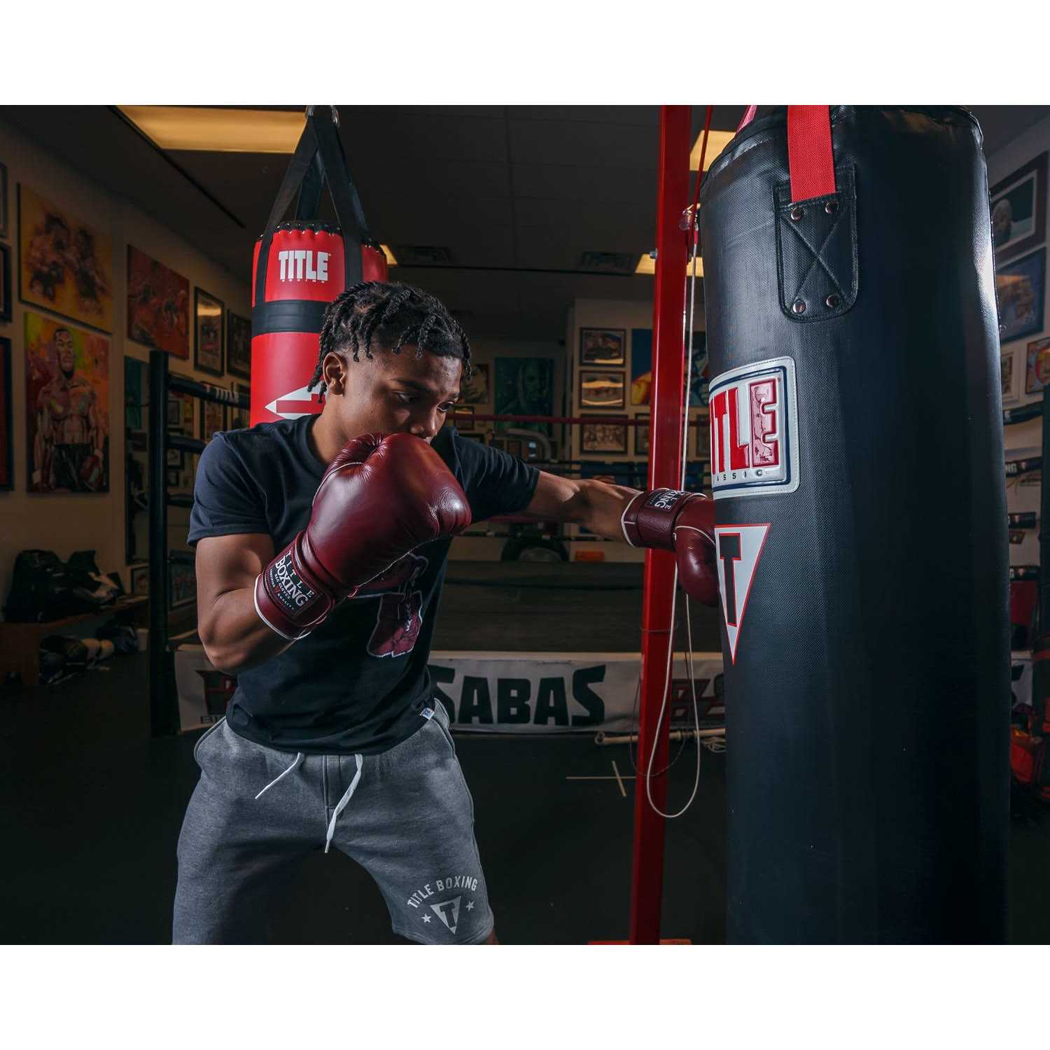 Title Boxing Old School Leather Bag Gloves 2.0 - Image 5